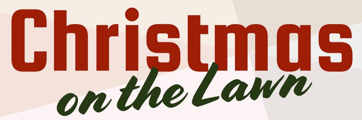 Christmas on the Lawn Banner